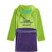 FFX89: Kids Incredible Hulk Hooded Dressing Gown (9-14 Years)